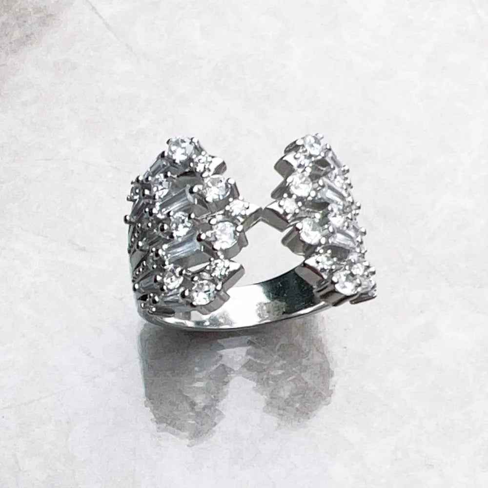 Sterling Silver Sunburst Ring