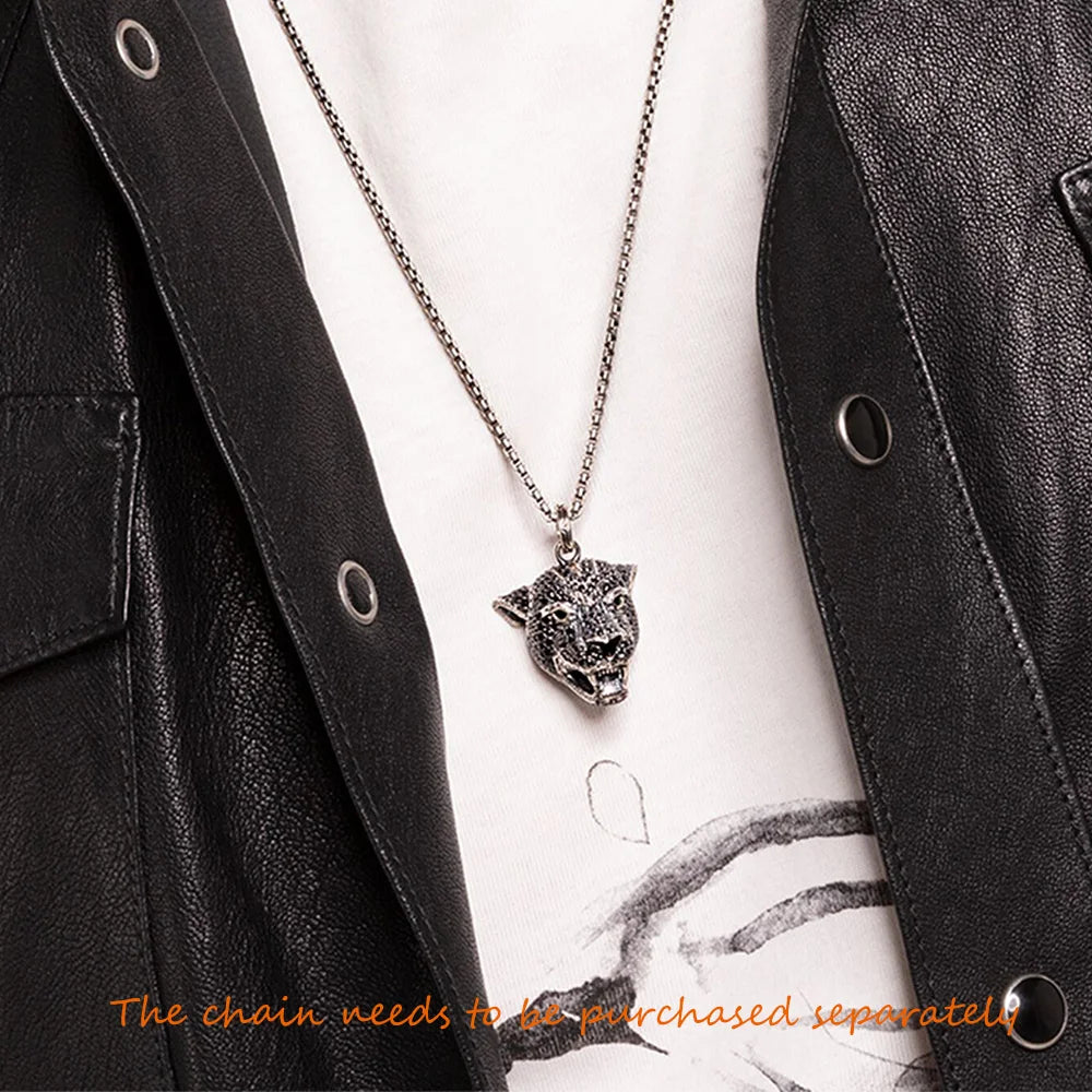 Black Cat Pendant 925 Sterling Silver