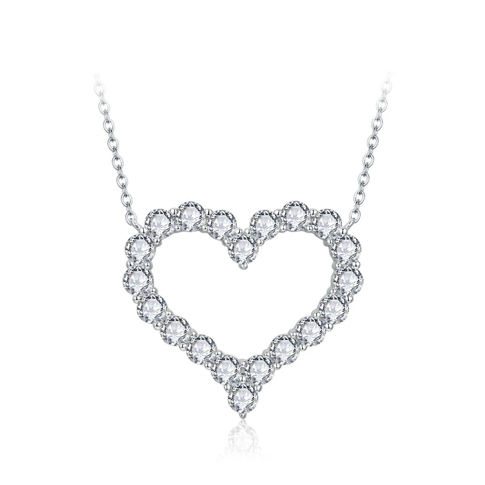 Timeless Love Pendant Moissanite Necklace