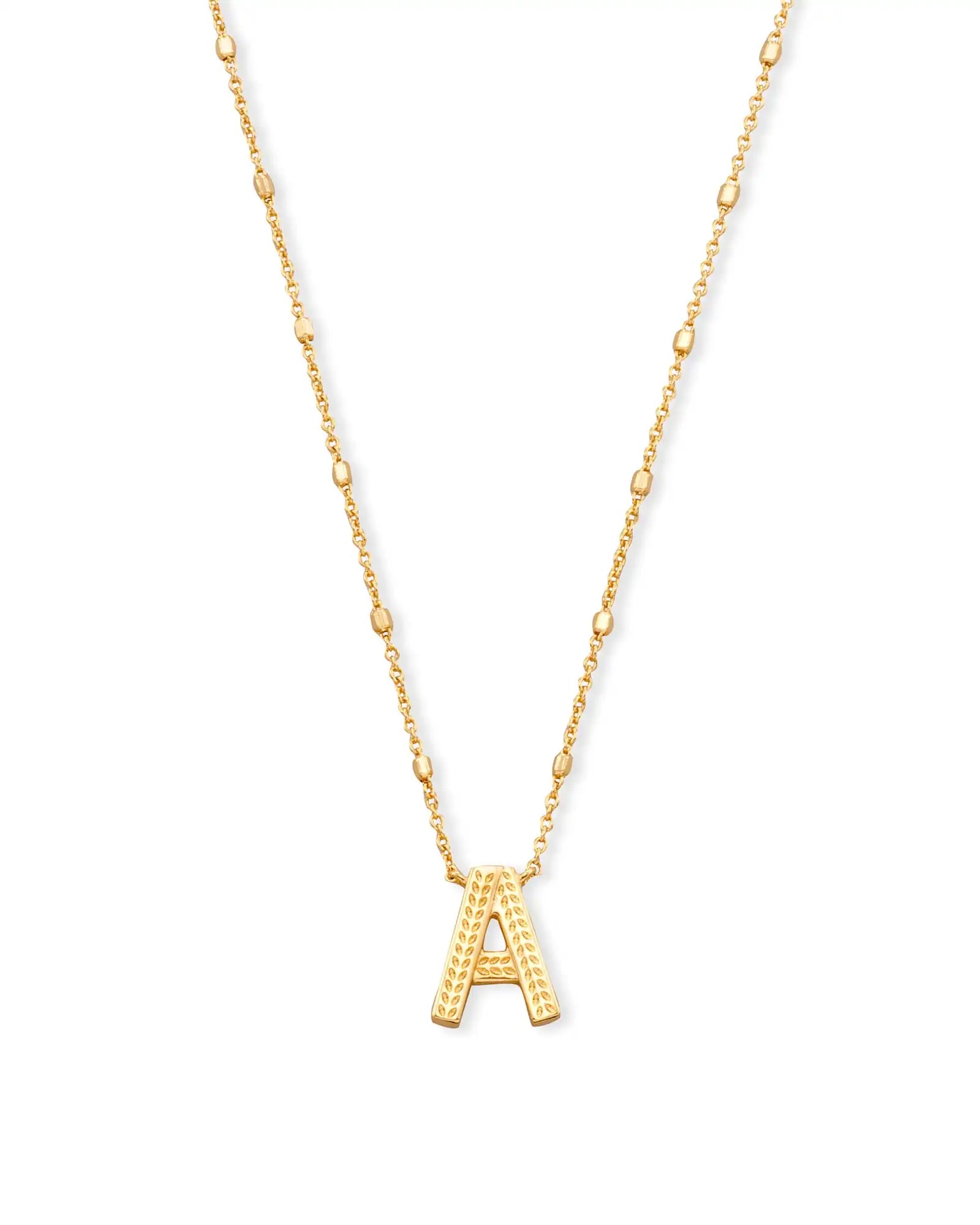 Kendra Scott A-Z Letter Pendant Necklace