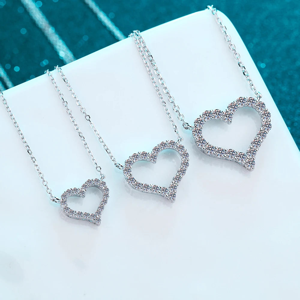 Heart Moissanite Necklace