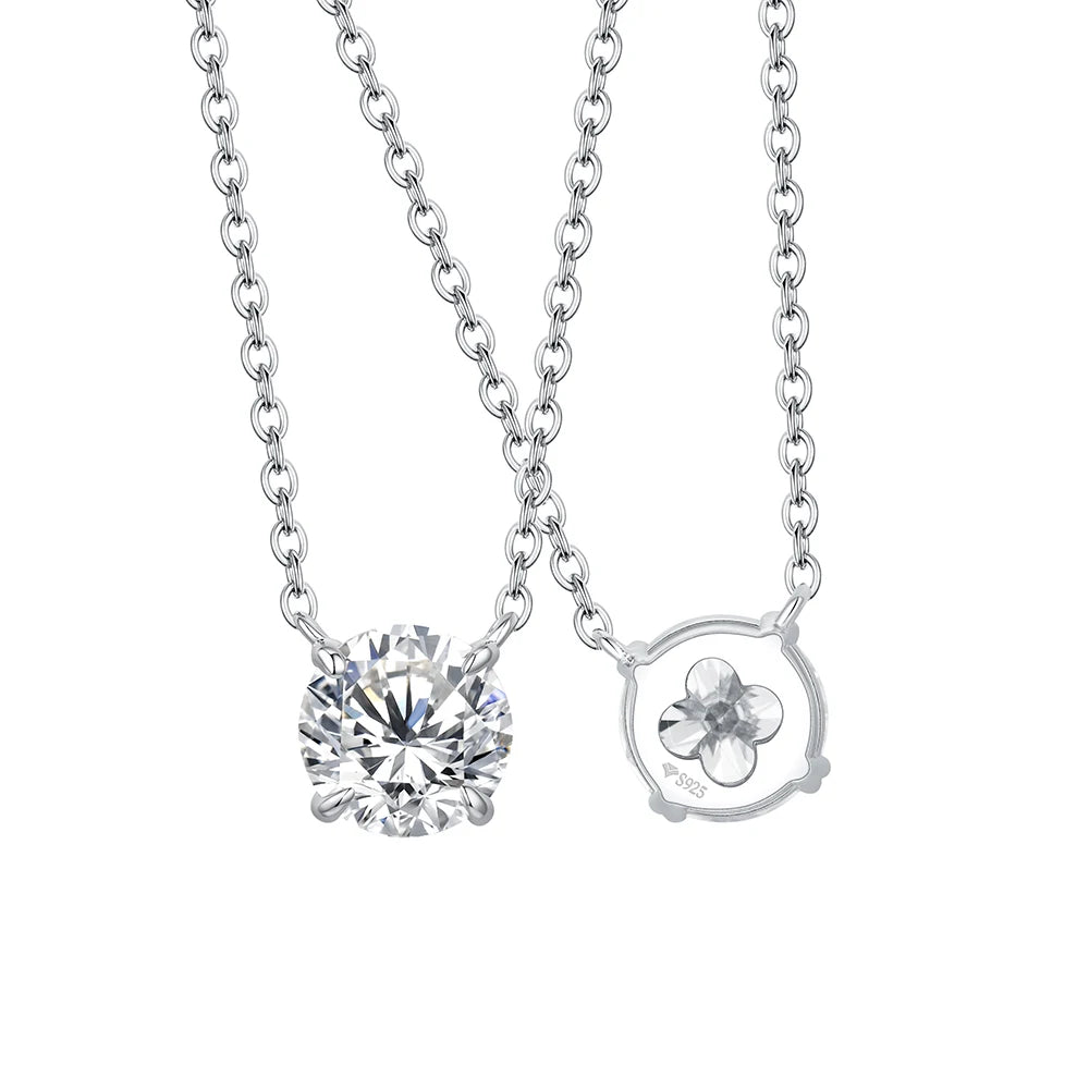 Whispers of Light Pendant 0.5CT - 2 CT Moissanite Necklace