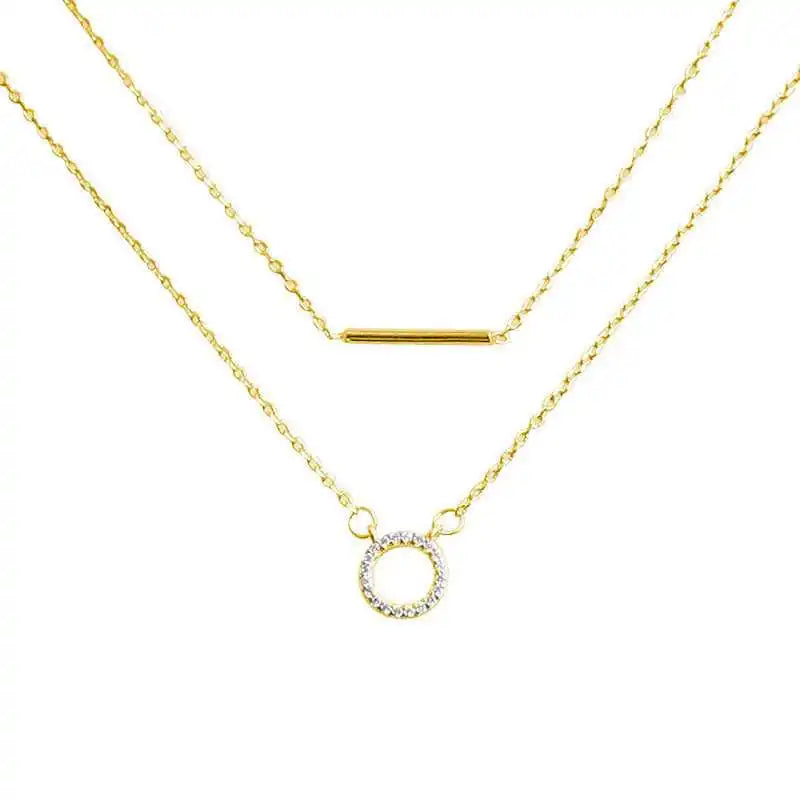 Circle Pendant Necklace