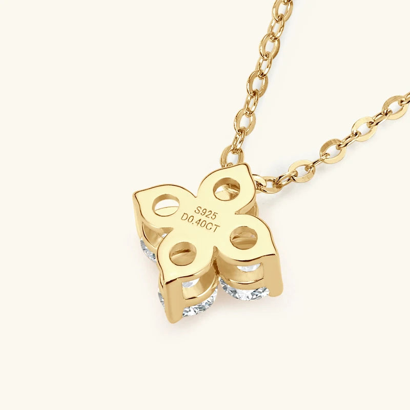 Four Leaf-Clover Moissanite Set