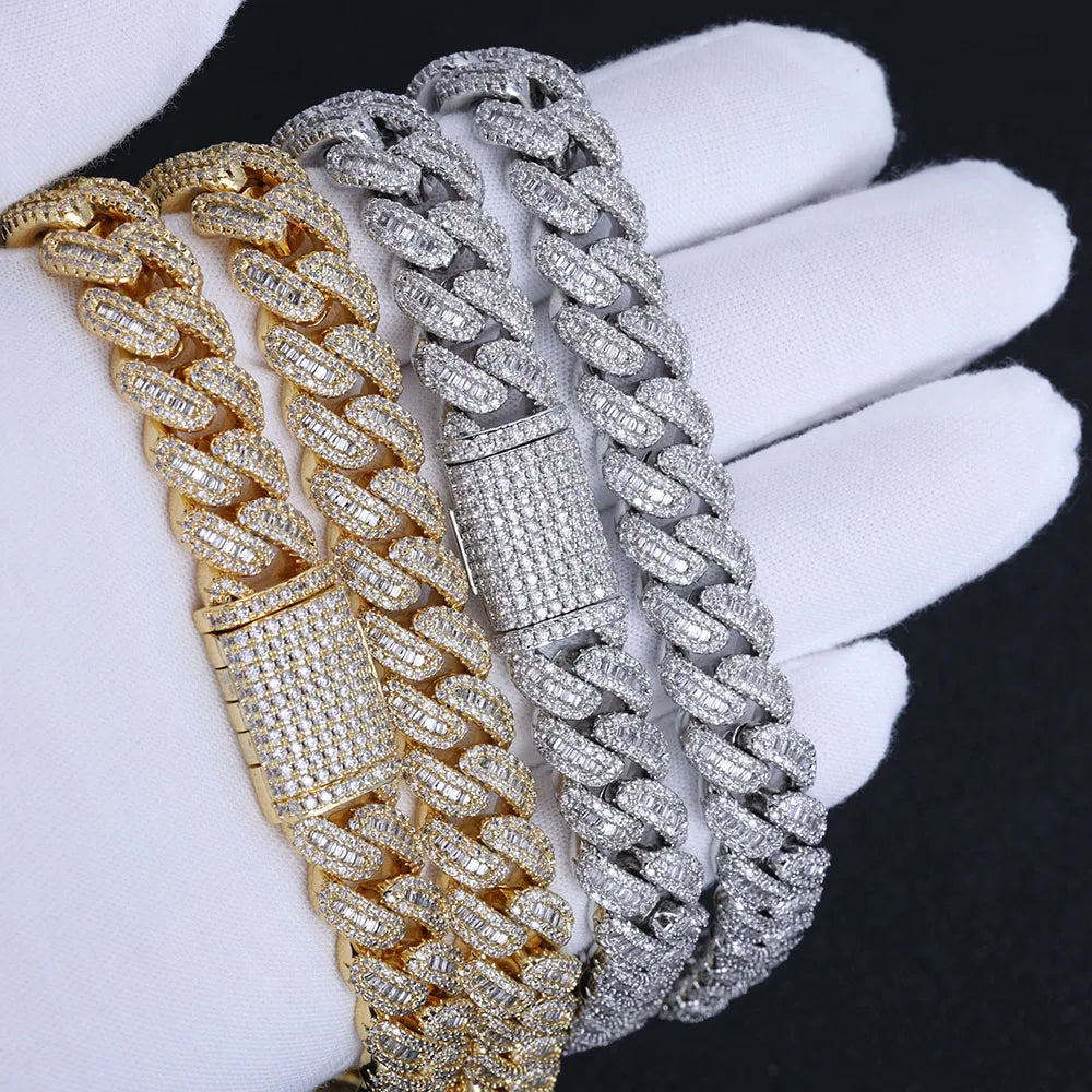 12MM Cuban Link Bling Bracelet