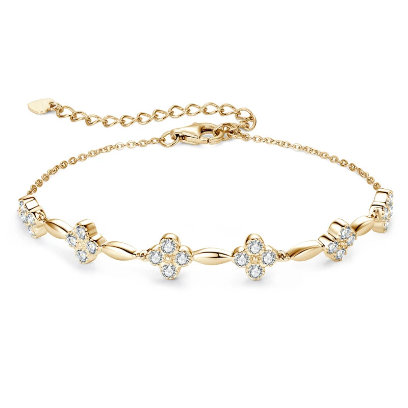 Elegance in Motion 2mm Moissanite Bracelet