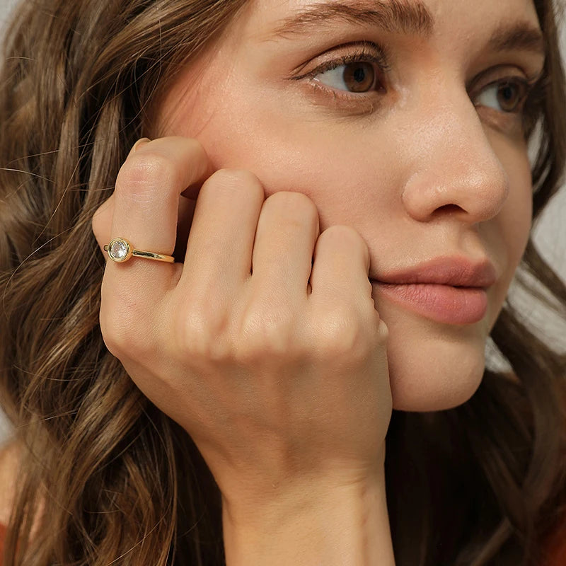 Twinkle 0.5CT Moissanite Ring