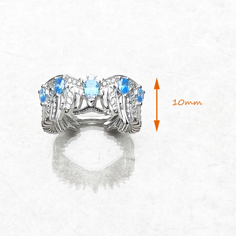 Phoenix Wing Silver Ring