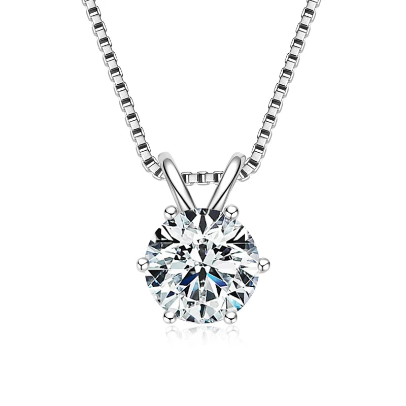 Moissanite Pendant Necklace
