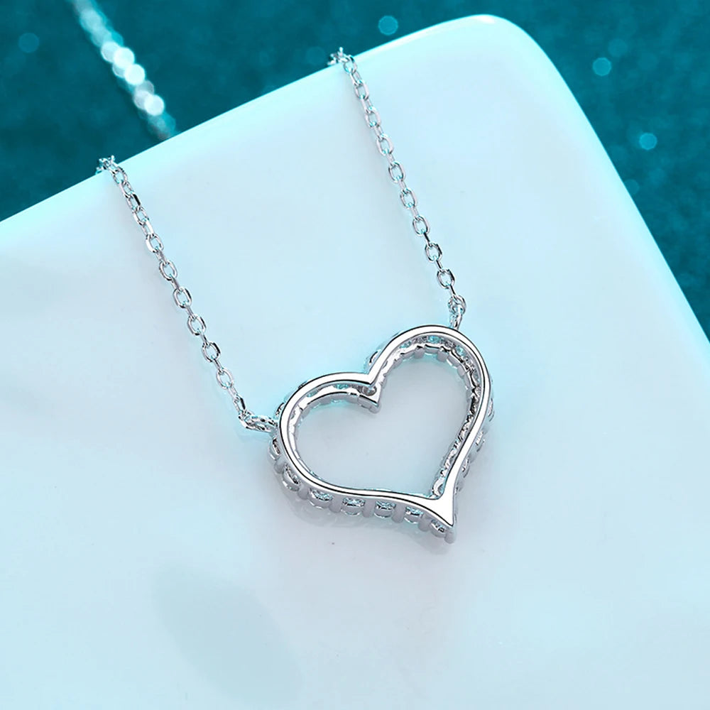Heart Moissanite Necklace