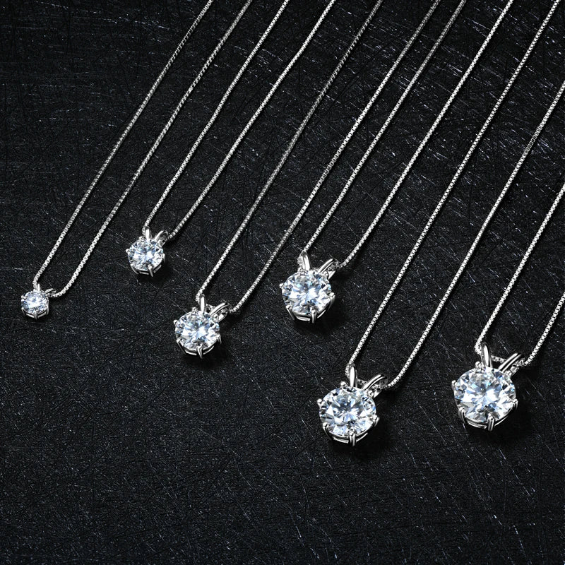 Moissanite Pendant Necklace