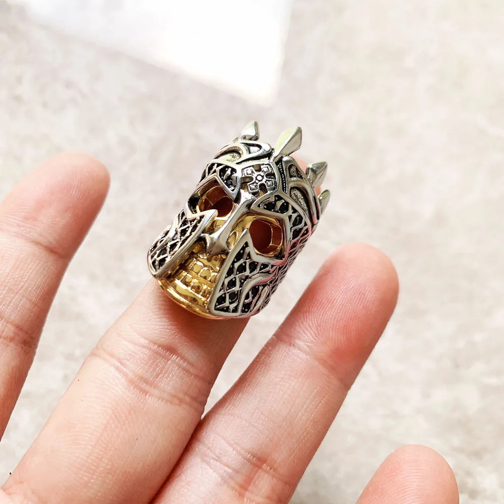 Skull Knight 925 Silver Ring