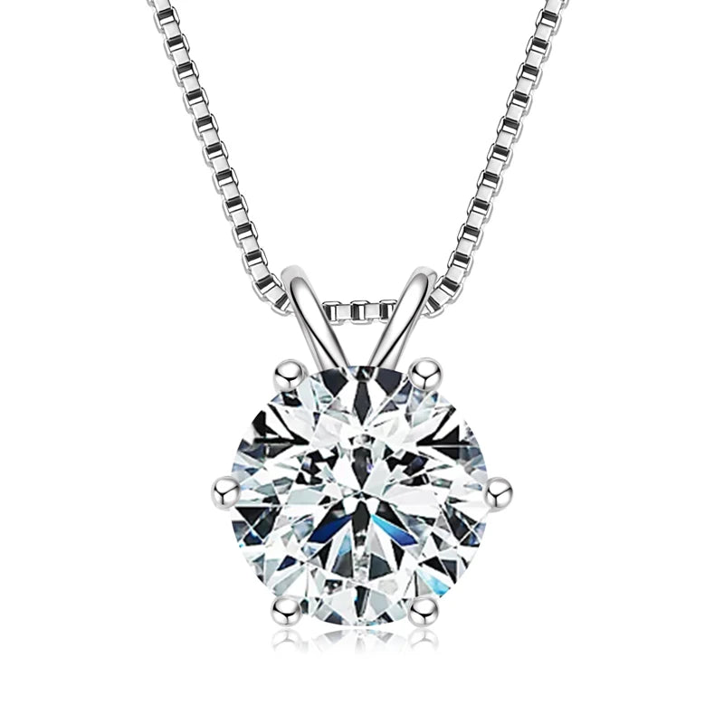 Moissanite Pendant Necklace