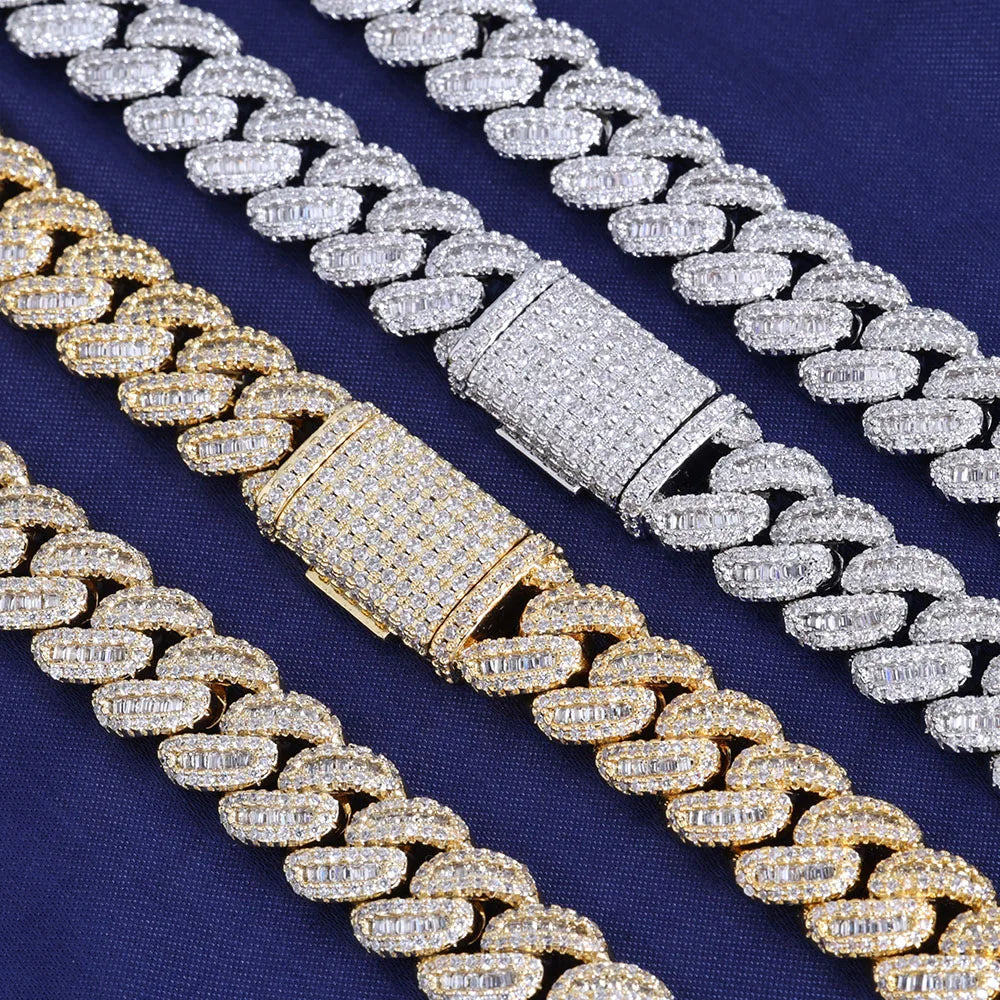 12MM Cuban Link Bling Bracelet