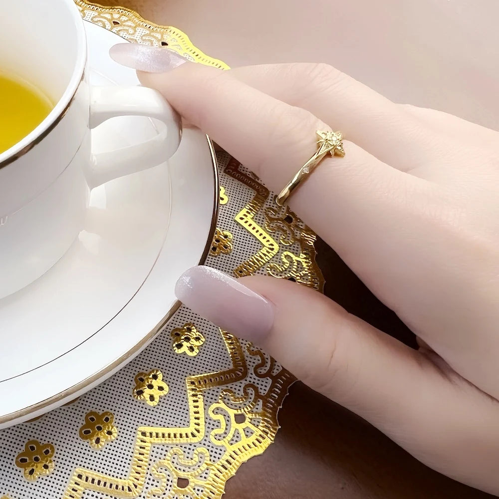 Star Sterling Silver Ring