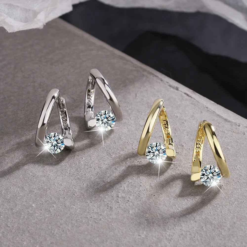 Silver & Gold Earrings – Korean Fashion Earrings for Women