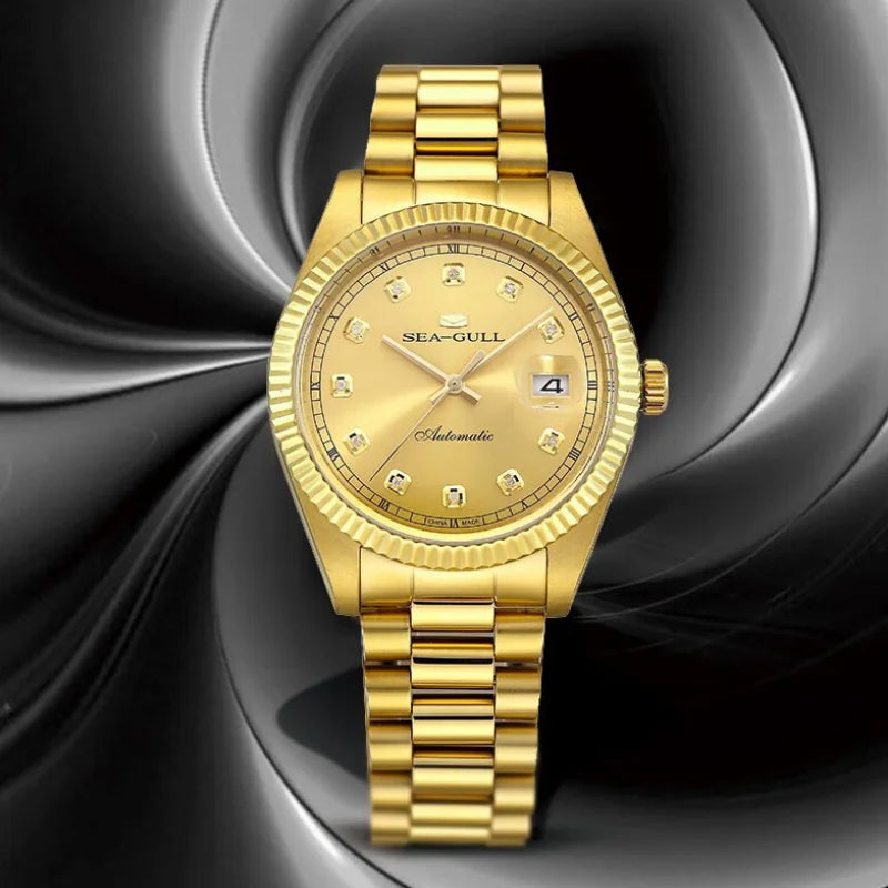 Luxury Gold Automatic Watch