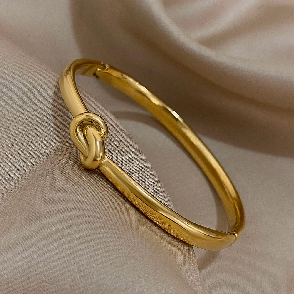 Knotted Luxury Bangle