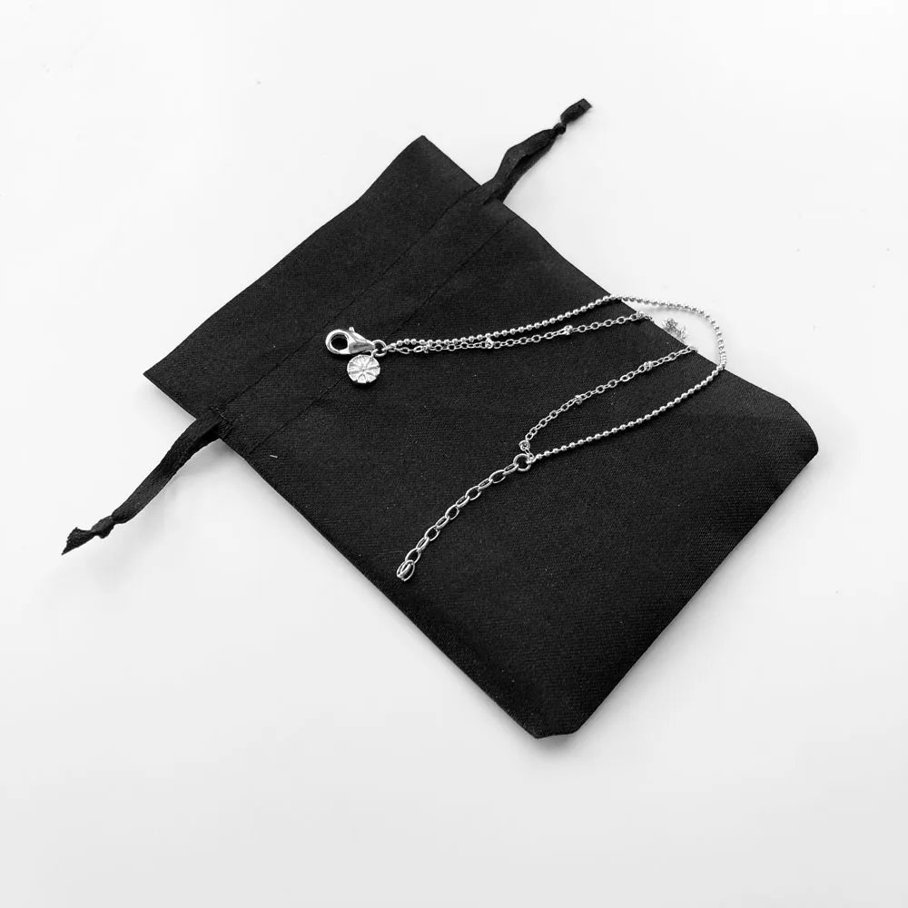 925 Sterling Silver Karma Wheel Wire Chain Bracelet | Unisex Vintage Jewelry Gift