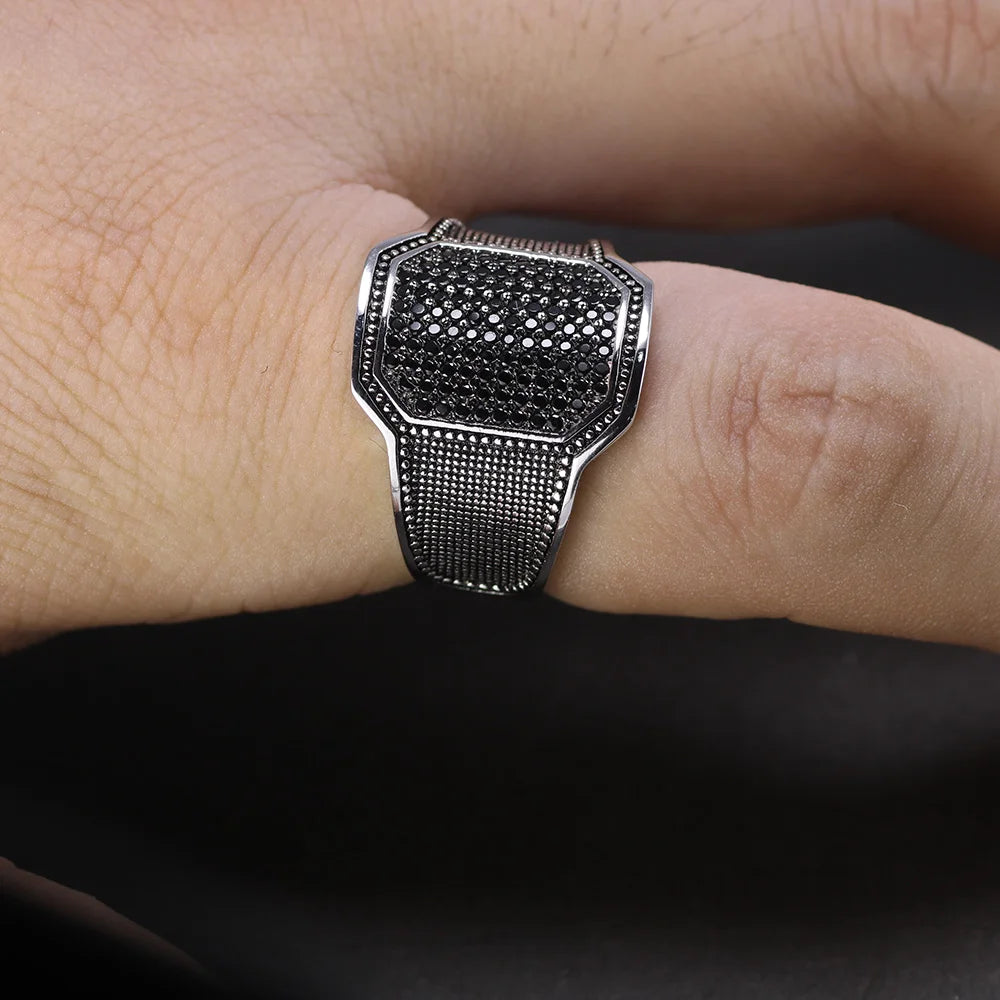 925 Sterling Silver Men's Ring