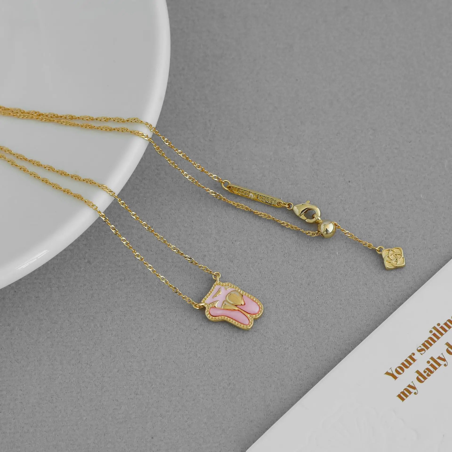 Ballet Shoes Pendant Necklace – Gold-Plated Kendra Scott