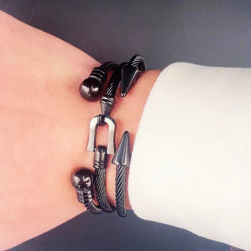 Luxury Arrow Cuff Bracelet Set
