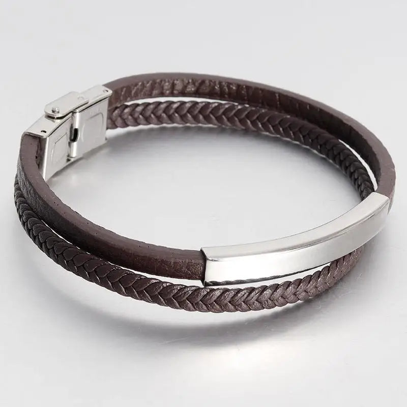 Men's Multilayer Leather Bracelet