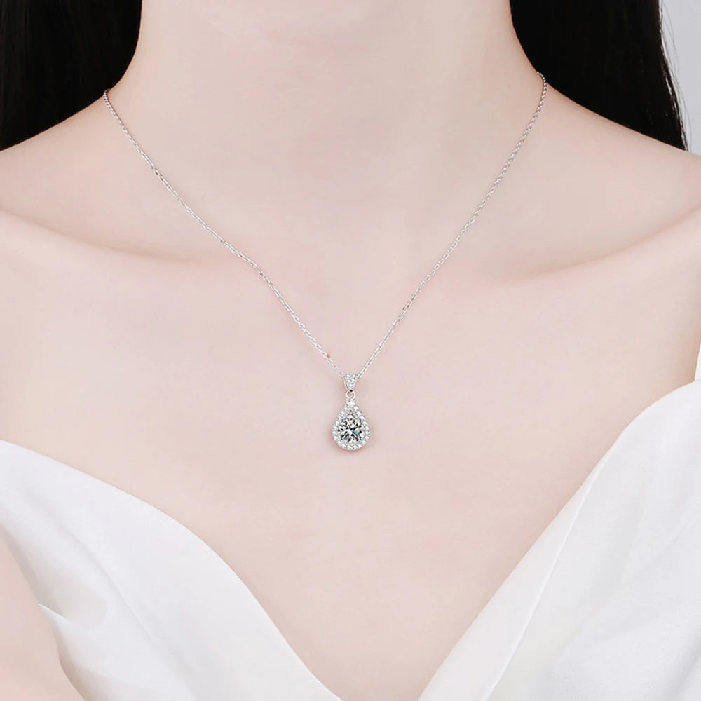 Moissanite Pendant Necklace