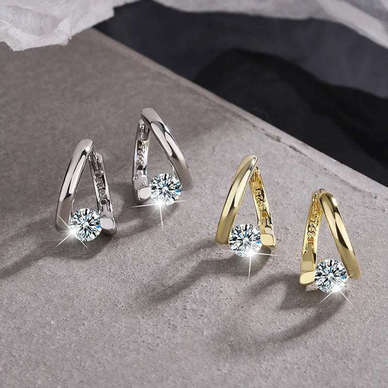 Silver & Gold Earrings – Korean Fashion Earrings for Women