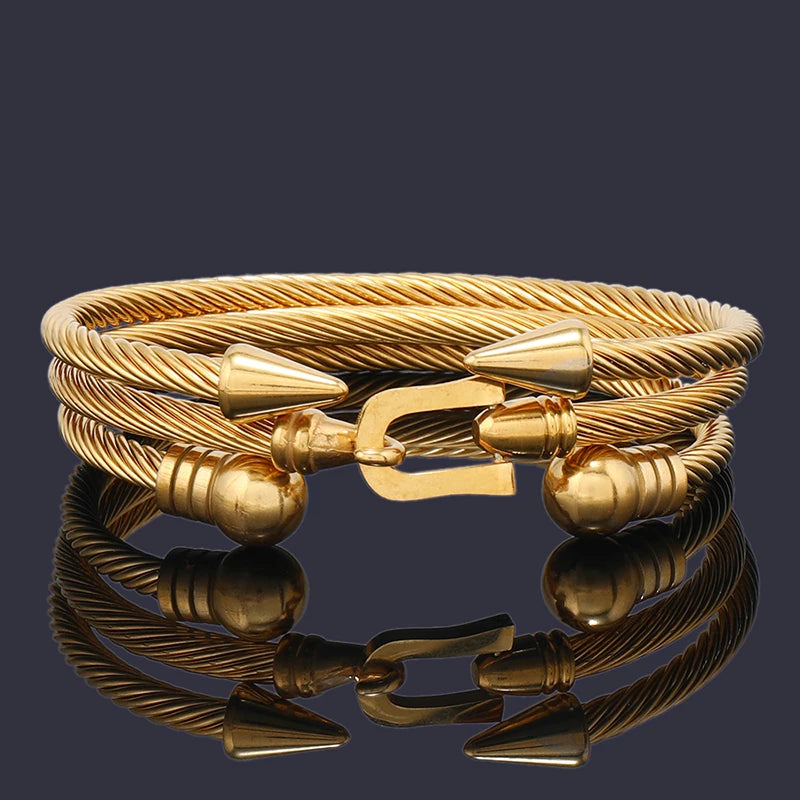 Luxury Arrow Cuff Bracelet Set