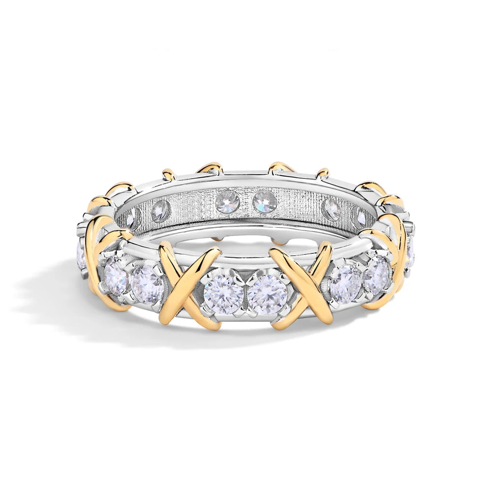 Tiffany XO Moissanite Silver Ring