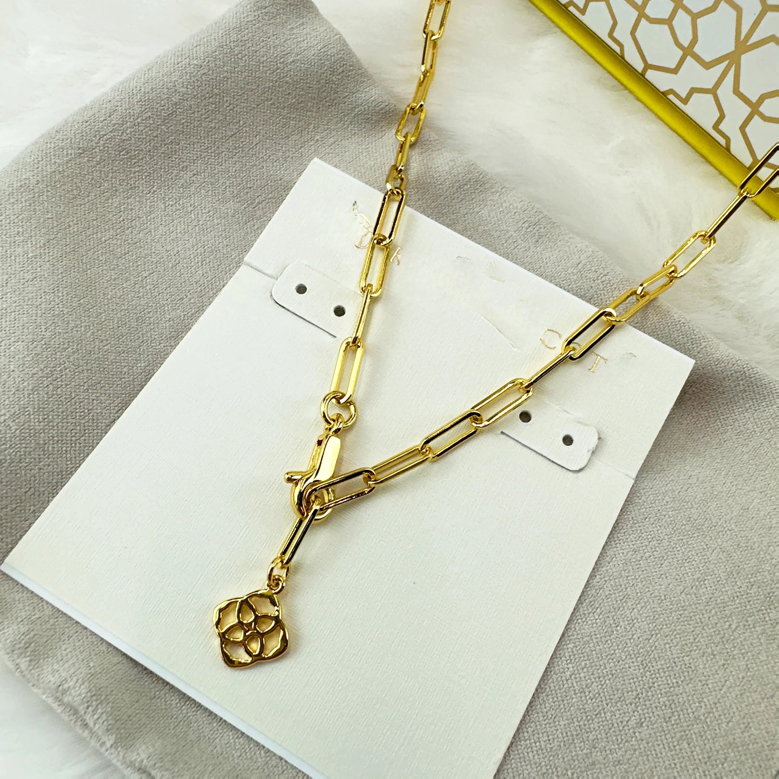 Merrick Vintage Chain Necklace- YELLOW ROSE Kendra Scott