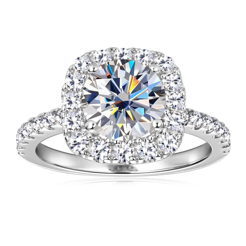 Celestial Love 2CT Moissanite Ring - 925 Sterling Silver