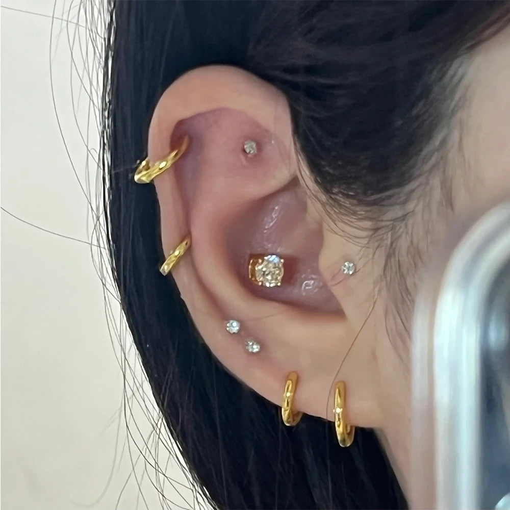 Gold Luxury Earrings - for Women and Men