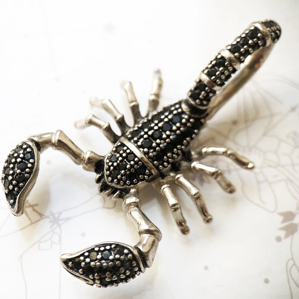 Scorpion Silver Pendant