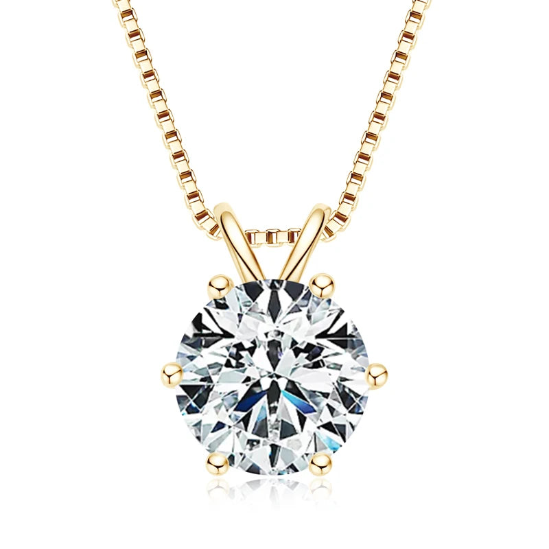 Moissanite Pendant Necklace