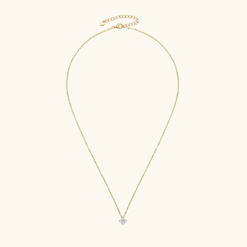 Four Leaf-Clover Moissanite Set