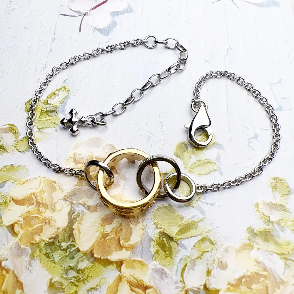 925 Sterling Silver Golden Crown Bracelet | Vintage Queen-Inspired Jewelry for Women