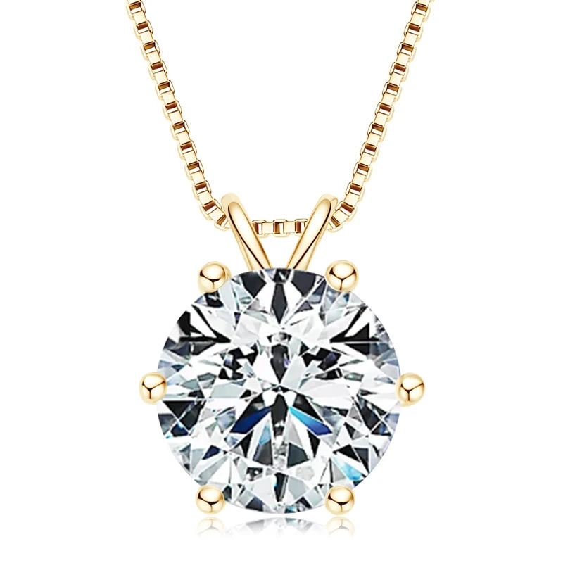 Moissanite Pendant Necklace