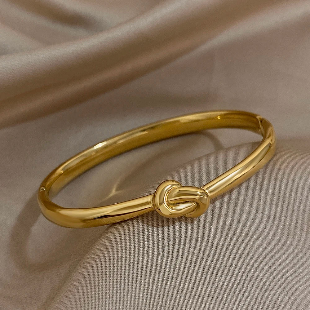 Knotted Luxury Bangle