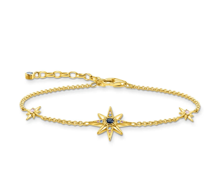 Lucky Star Sterling Silver Bracelet