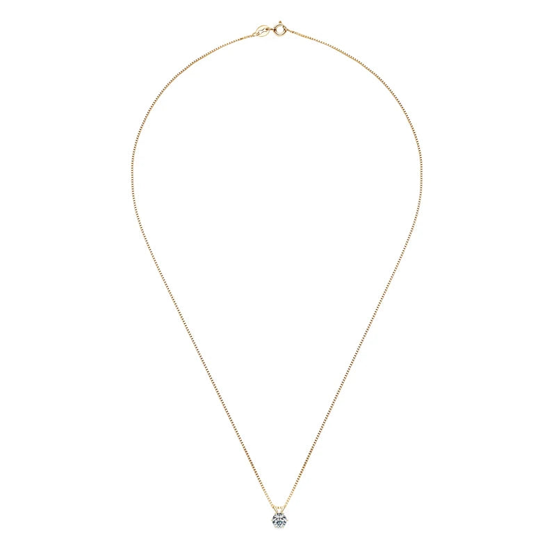 Moissanite Pendant Necklace