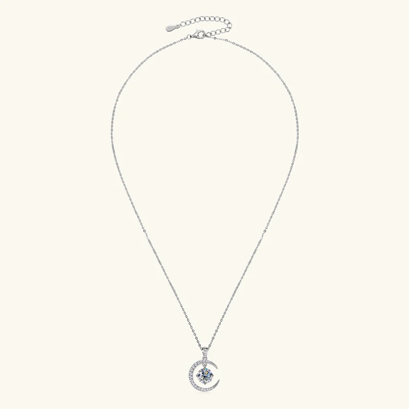 Moonlit Harmony 2CT Moissanite Necklace