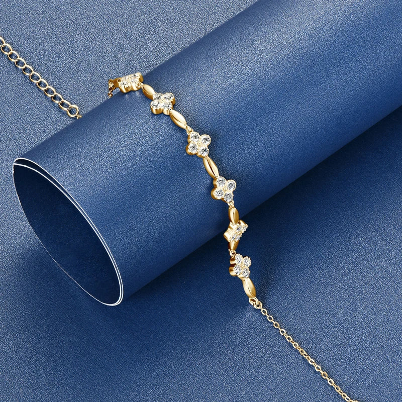 Elegance in Motion 2mm Moissanite Bracelet