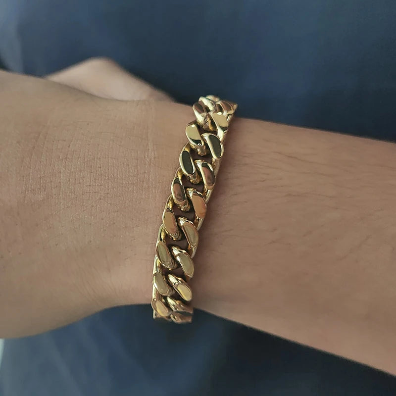 Luxury Necklace & Bracelet - Gold & Silver