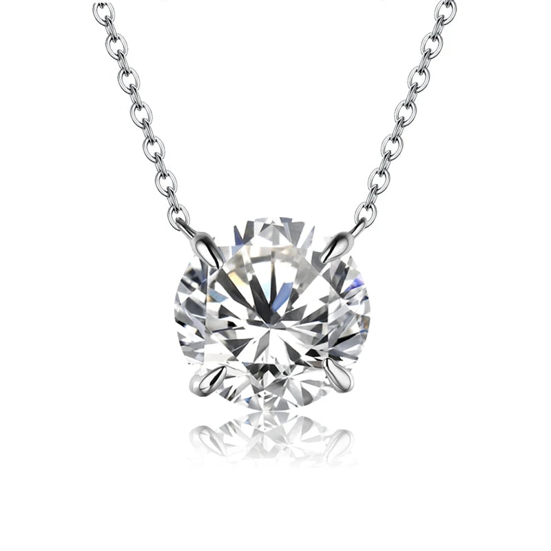 Whispers of Light Pendant 0.5CT - 2 CT Moissanite Necklace