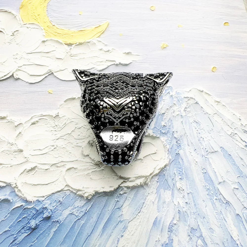 Black Cat Pendant 925 Sterling Silver