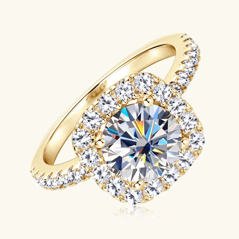 Celestial Love 2CT Moissanite Ring - 925 Sterling Silver