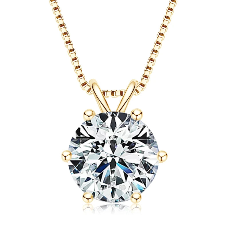 Moissanite Pendant Necklace
