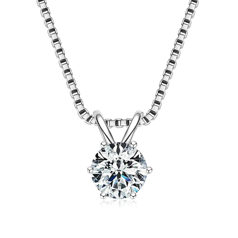 Moissanite Pendant Necklace